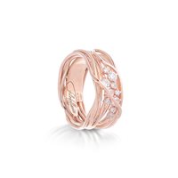 Anello Rubinia Donna in Oro rosa Diamante AN100RBT